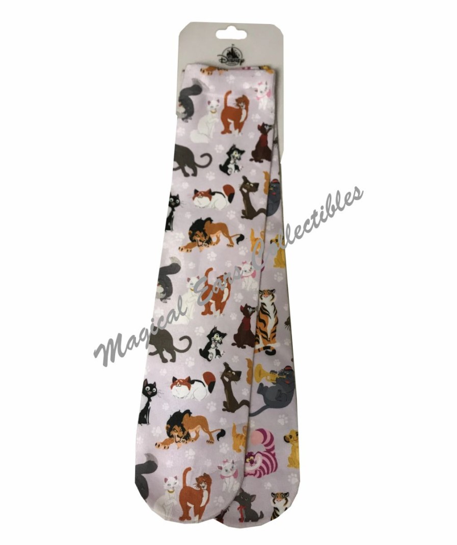 Socks * | Disney Crew Socks For Adults Disney Cats