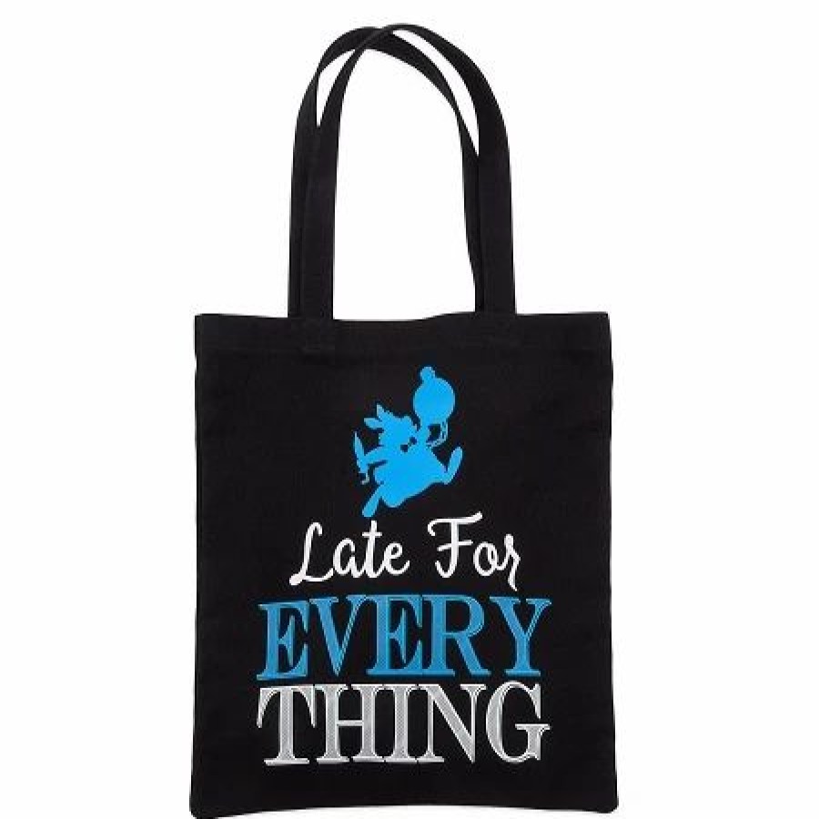 Bags And Totes * | Disney Tote Bag White Rabbit Alice In Wonderland