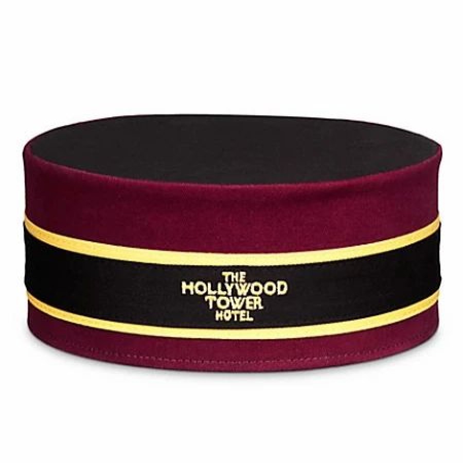 Hats * | Disney Hat For Adults Hollywood Tower Hotel Bellhop