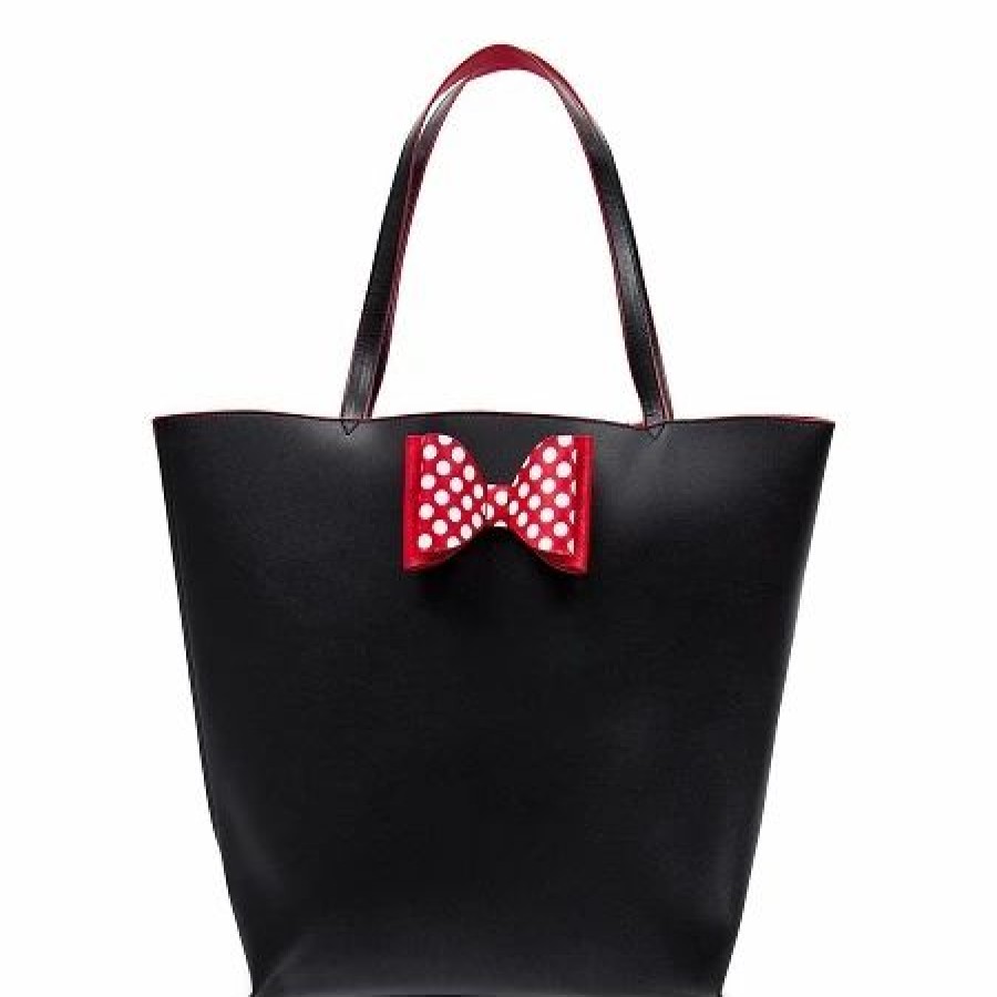 Bags And Totes * | Disney Tote Bag Minnie Mouse Reversible Bow