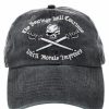 Hats * | Disney Hat Baseball Cap Pirate Skull Pirates Of The Caribbean