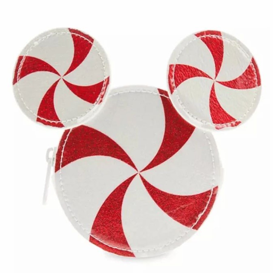 Accessories * | Disney Holiday Pouch Mickey Mouse Peppermint Candy