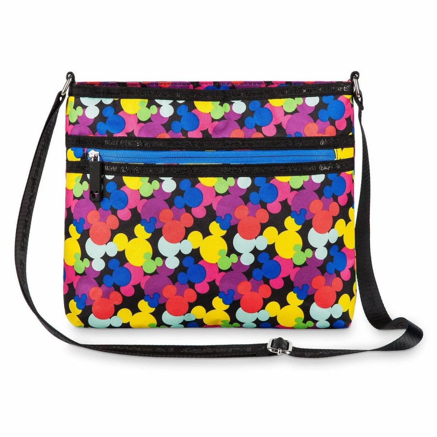 Bags And Totes * | Disney Crossbody Bag Colorful Mickey Mouse Icons