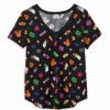 Adult * | Disney Shirt For Women 2022 Halloween All Over Print