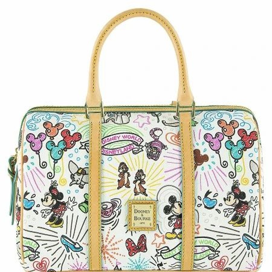 Bags And Totes * | Disney Dooney & Bourke Bag Sketch Barrel Satchel Bag