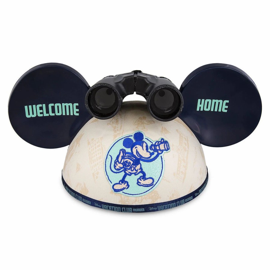 Hats * | Disney Hat Ears Hat Disney'S Vacation Club Mickey Binoculars