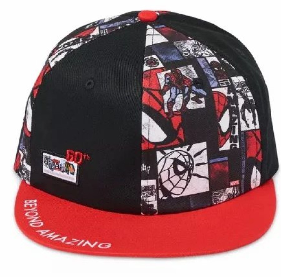 Hats * | Disney Hat Baseball Cap Spider-Man 60Th Anniversary