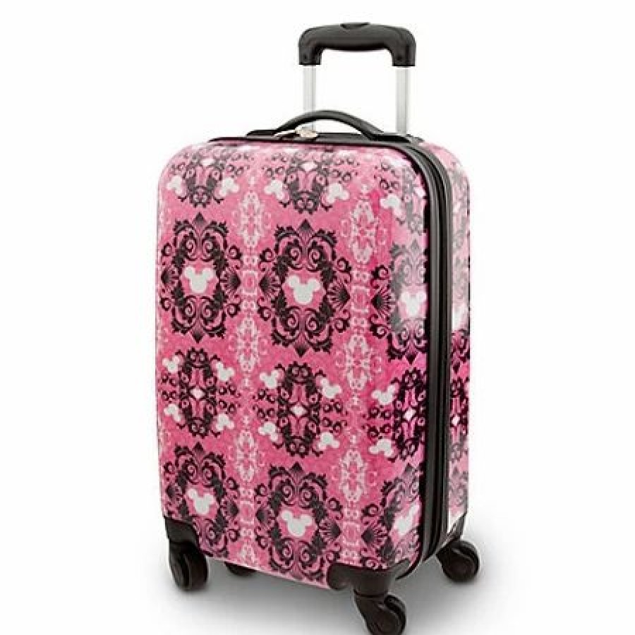 Bags And Totes * | Disney Rolling Luggage Pink Mickey Mouse Icon 20