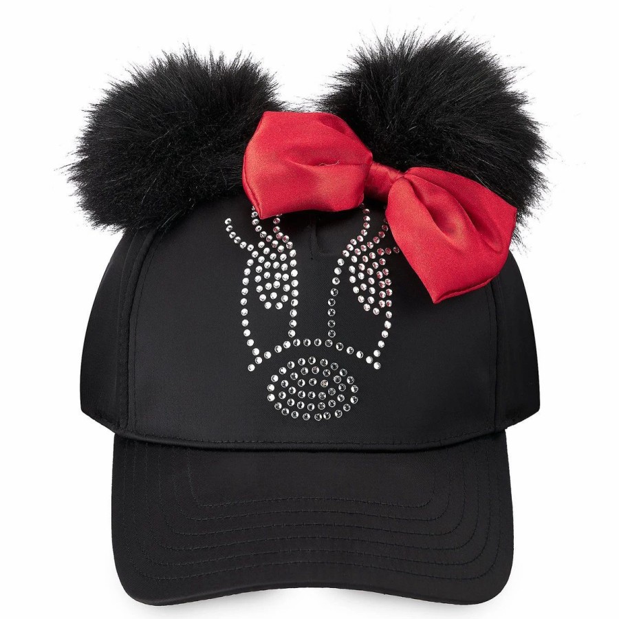 Hats * | Disney Hat Baseball Cap Minnie Mouse Jeweled Youth