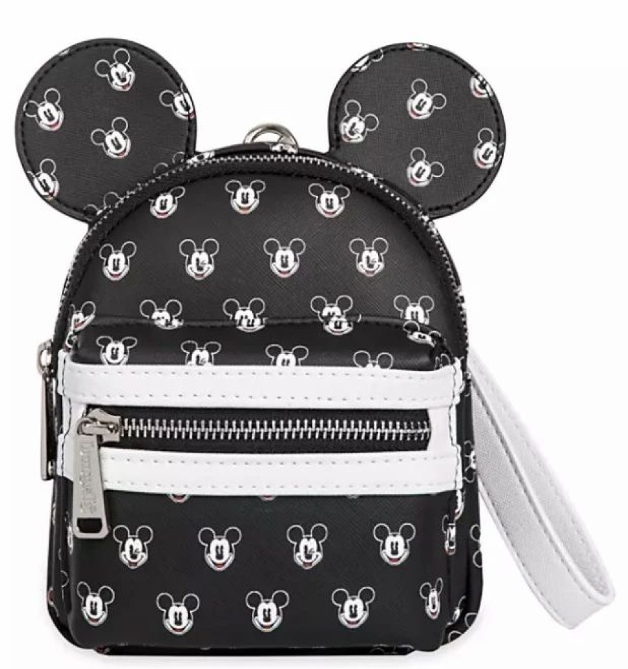 Bags And Totes * | Disney Loungefly Backpack Wristlet Mickey Mouse Faces