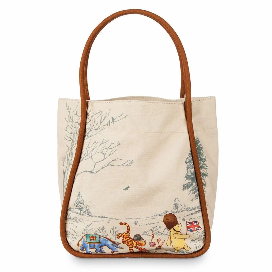 Bags And Totes * | Disney Tote Bag Winnie The Pooh And Friend Canvas