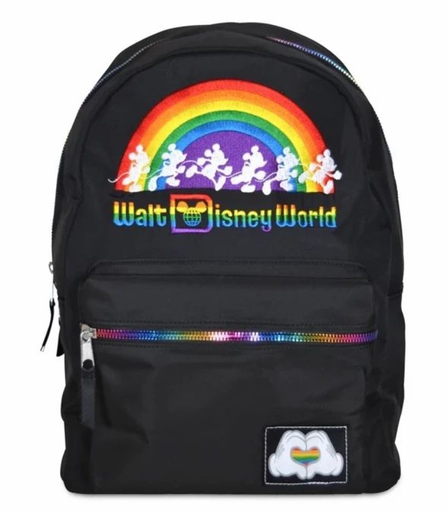 Bags And Totes * | Disney Backpack Bag Mickey Mouse Rainbow Walt Disney World