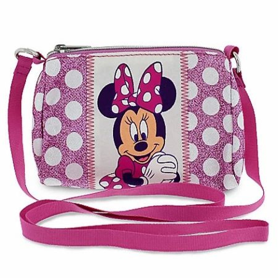 Bags And Totes * | Disney Crossbody Purse Minnie Mouse Sparkling