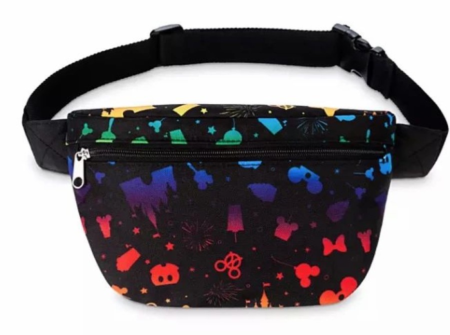 Bags And Totes * | Disney Belt Bag Disney Parks Rainbow