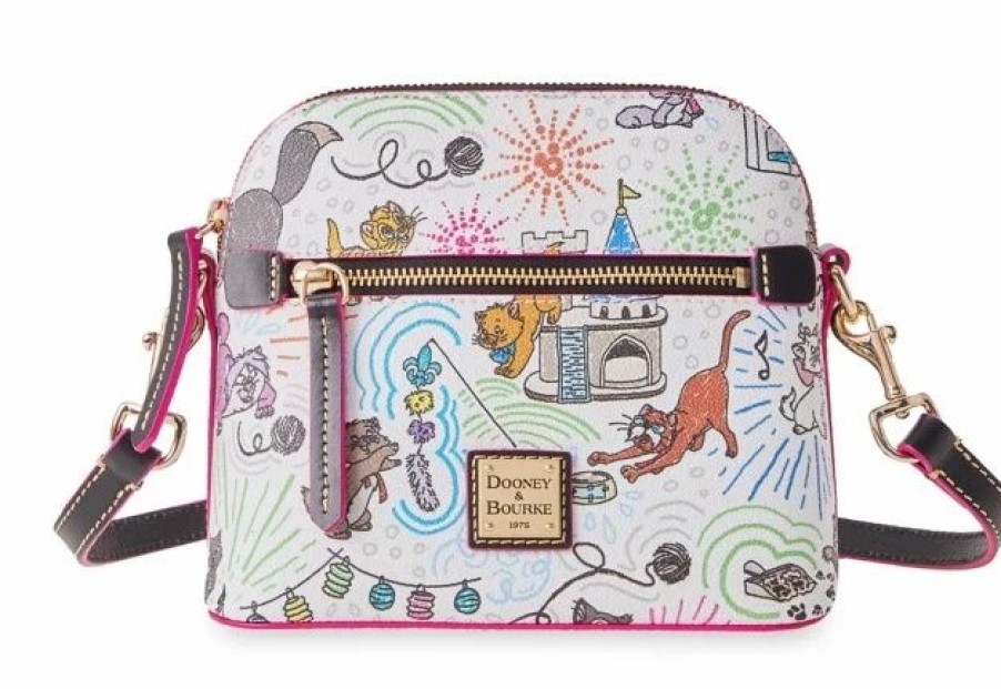 Bags And Totes * | Disney Dooney & Bourke Bag Cats Sketch Crossbody