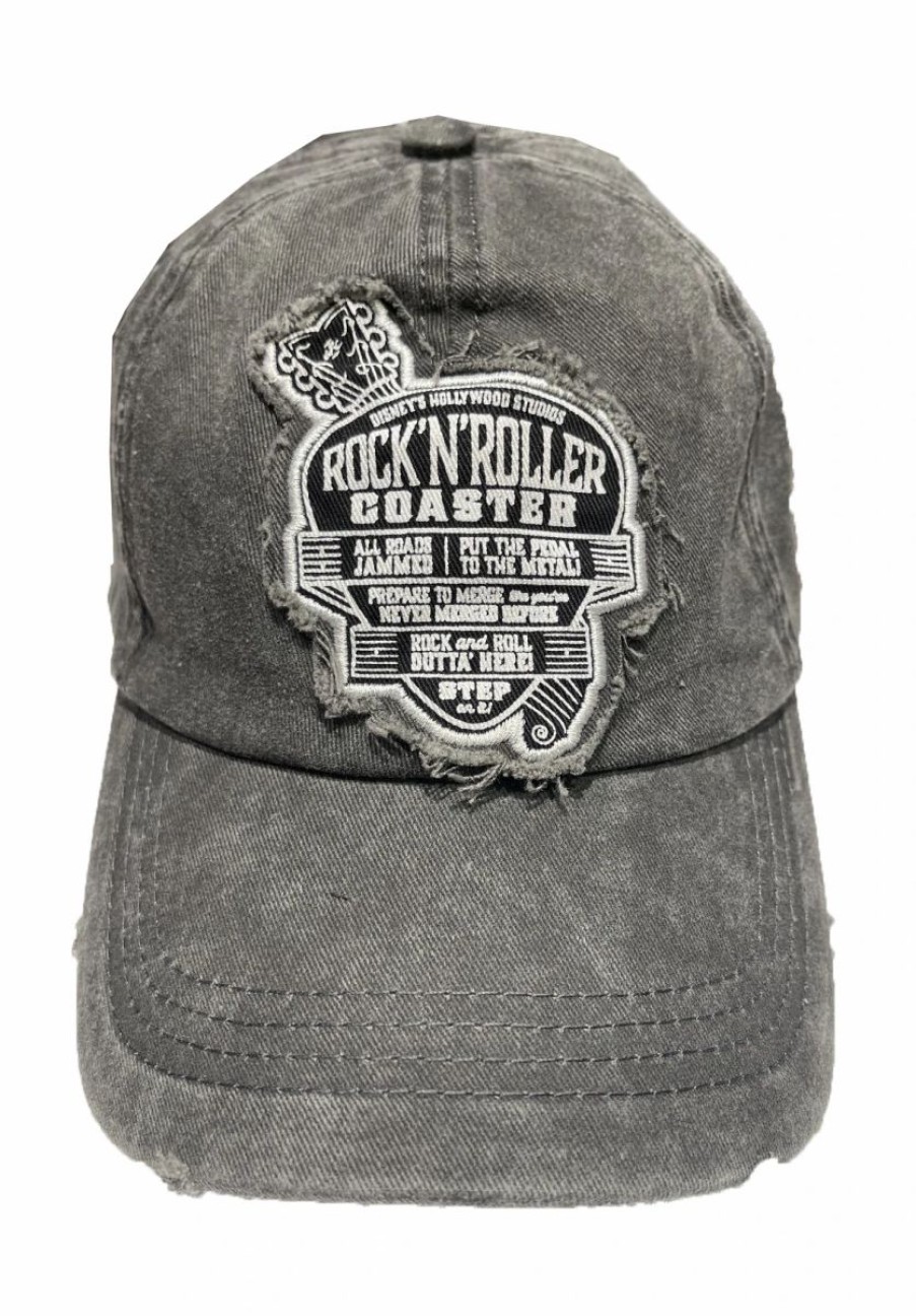 Hats * | Disney Hat Baseball Cap Rock N Roller Coaster Grey