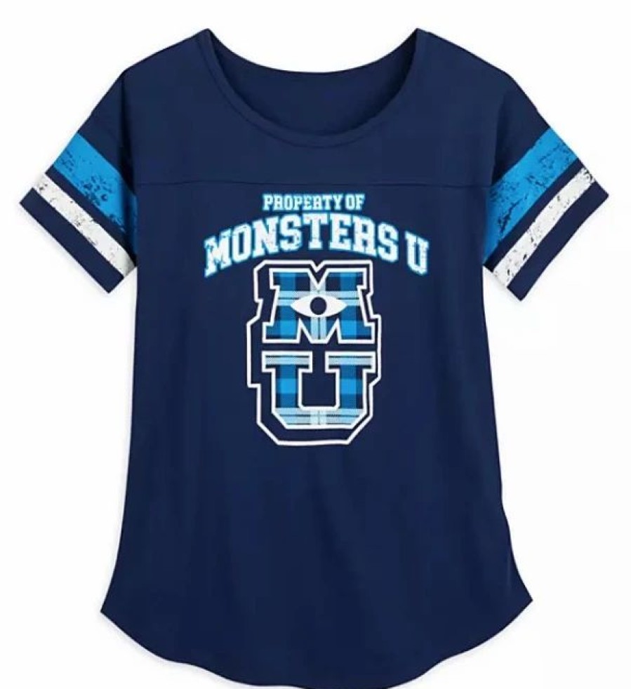 Adult * | Disney Shirt For Women Monsters University Football T-Shirt