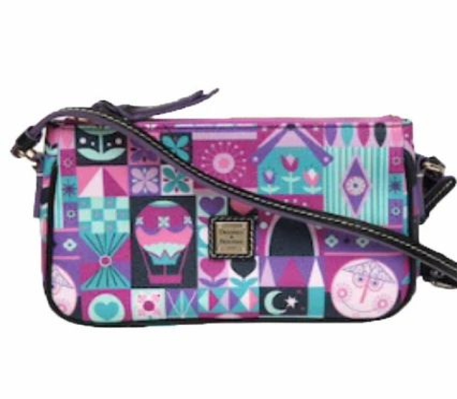 Bags And Totes * | Disney Dooney & Bourke Bag It'S A Small World Pouchette