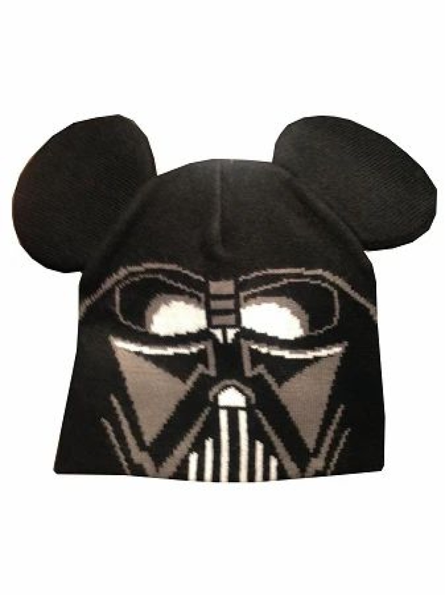 Hats * | Disney Hat Beanie Hat Darth Vader With Mickey Ears Youth