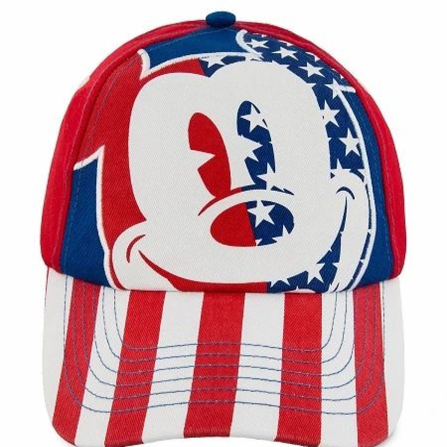 Hats * | Disney Hat Baseball Cap Mickey Mouse Americana Youth