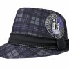 Hats * | Disney Fedora Hat Haunted Mansion Plaid