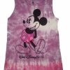 Adult * | Disney Shirt For Women Mickey Mouse Tie Dye Tank Pink & Purple