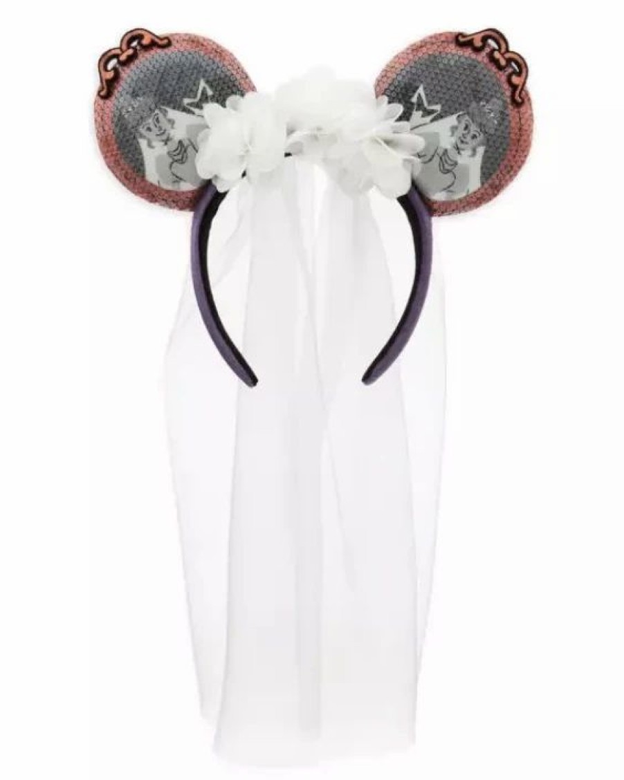 Hats * | Disney Ears Headband The Haunted Mansion Bride