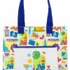 Bags And Totes * | Disney Tote Bag Colorful Park Icons