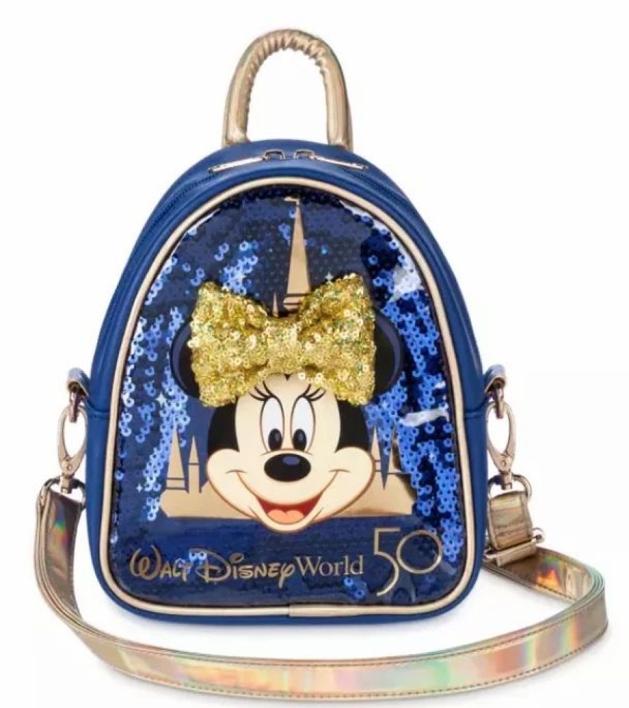 Bags And Totes * | Disney Crossbody Bag 50Th Anniversary Minnie Mouse