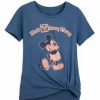 Adult * | Disney Shirt For Women 50Th Anniversary Mickey Mouse Blue