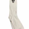 Socks * | Disney Socks For Adults Mickey Mouse Face Icon White