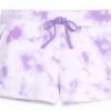 Adult * | Disney Shorts For Women Walt Disney World Tie Dye Lavender