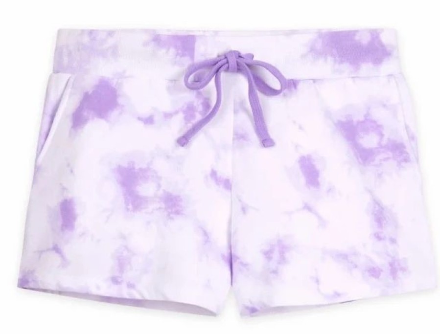 Adult * | Disney Shorts For Women Walt Disney World Tie Dye Lavender