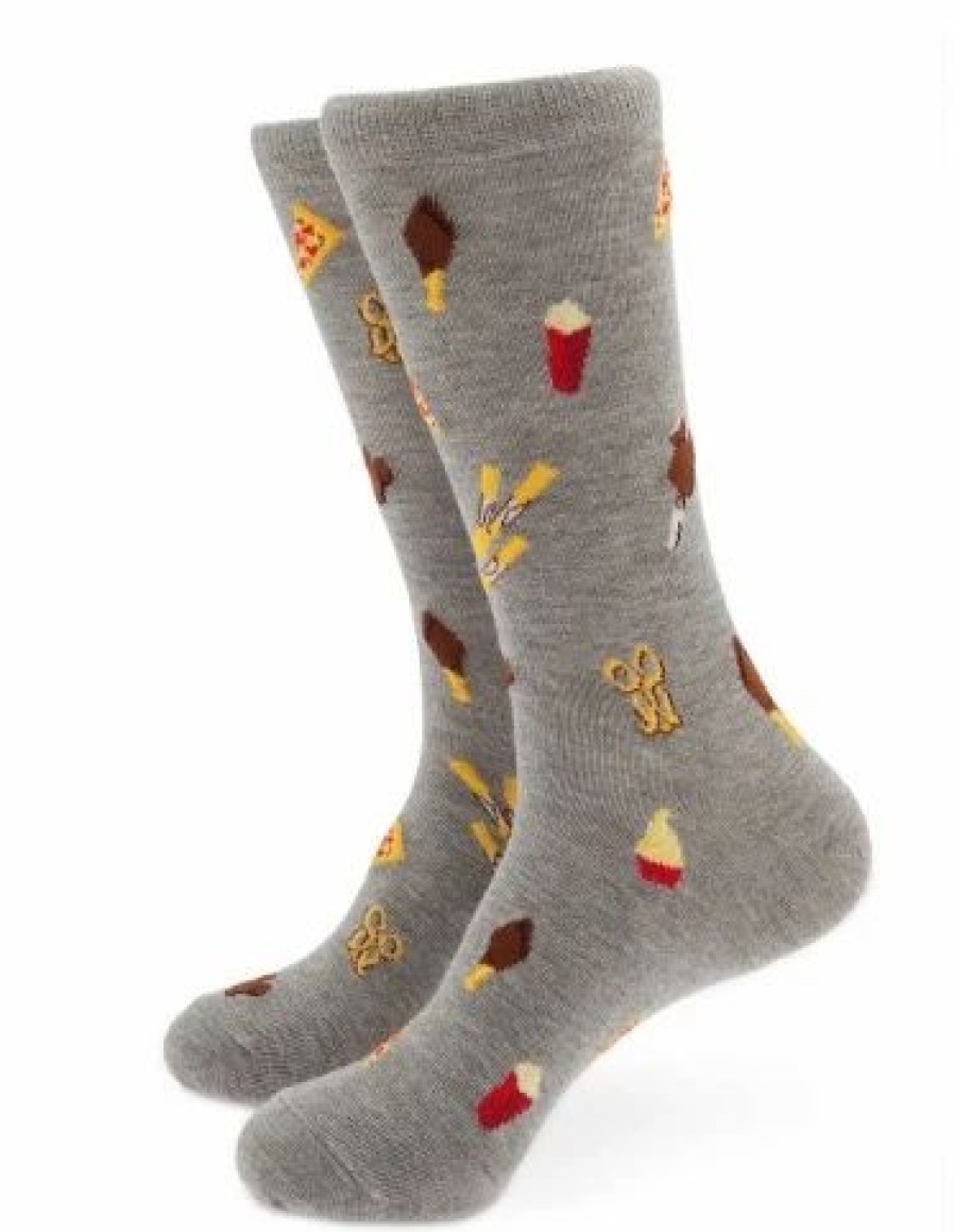 Socks * | Disney Socks For Men Disney Parks Food Icons