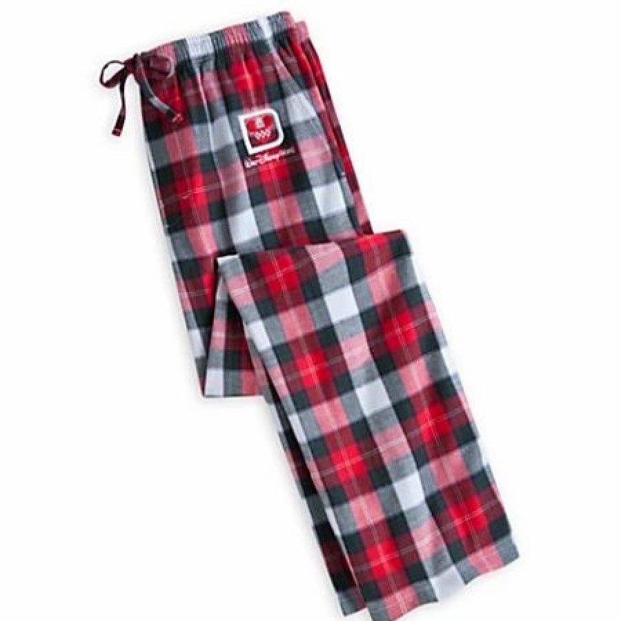 Adult * | Disney Adult Lounge Pants Holiday Mickey Mouse Plaid