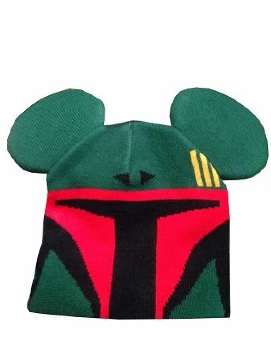 Hats * | Disney Hat Beanie Hat Boba Fett With Mickey Ears Youth