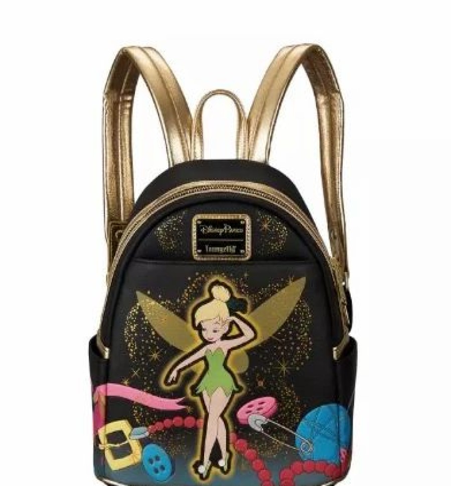 Bags And Totes * | Disney Loungefly Backpack Tinker Bell Peter Pan