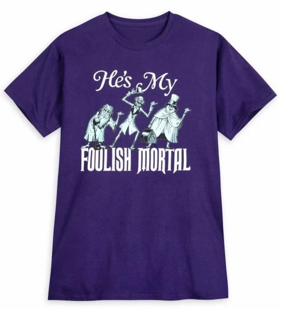 Adult * | Disney Shirt For Women Haunted Mansion He'S My Foolish Mortal