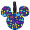 Bags And Totes * | Disney Luggage Bag Tag Tag Character Icons Blue