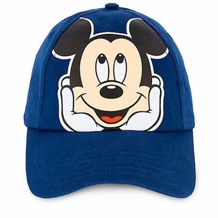 Hats * | Disney Hat For Kids Baseball Cap Mickey Mouse Face