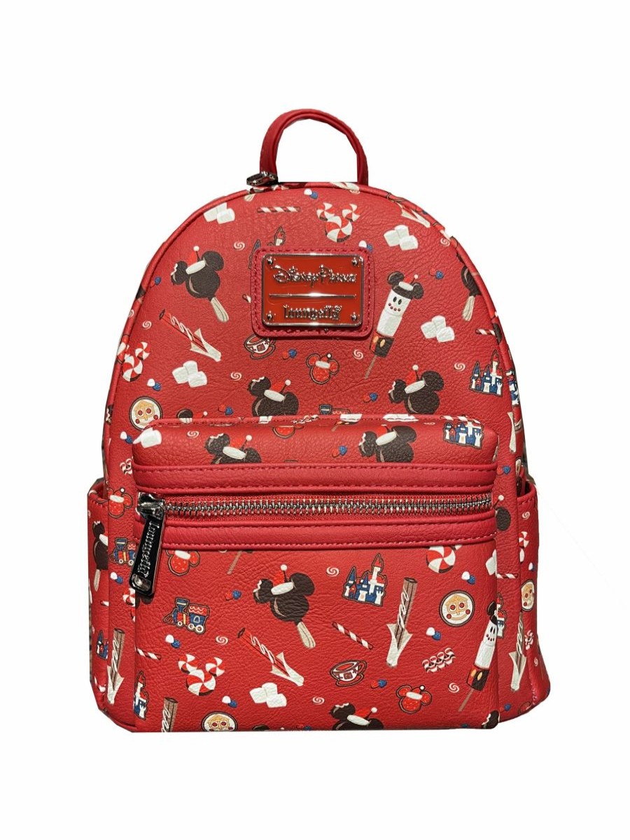 Bags And Totes * | Disney Loungefly Backpack 2021 Holiday Snacks