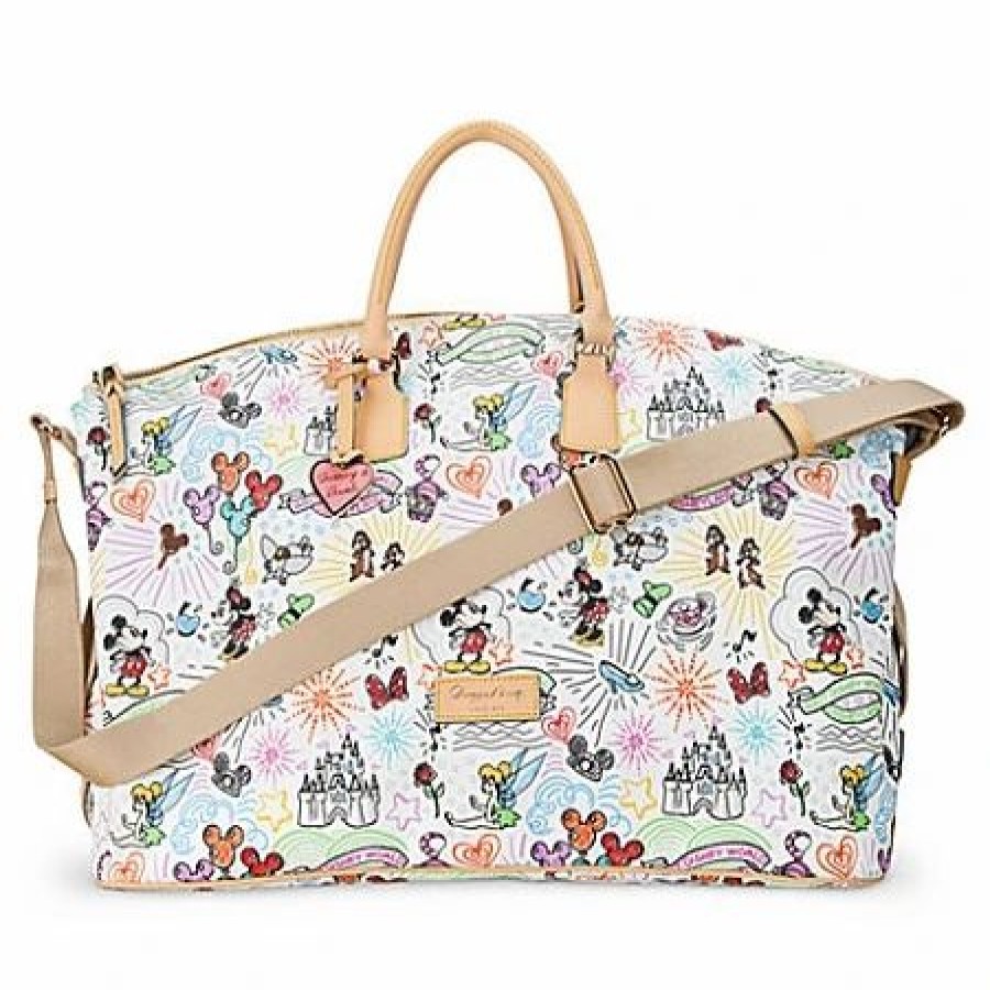 Bags And Totes * | Disney Dooney And Bourke Bag Sketch Weekender Luggage Bag