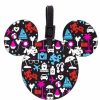 Bags And Totes * | Disney Luggage Bag Tag Tag Character Icons Black