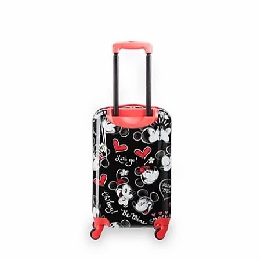 Bags And Totes * | Disney Rolling Luggage Mickey And Minnie Mouse Faces 21