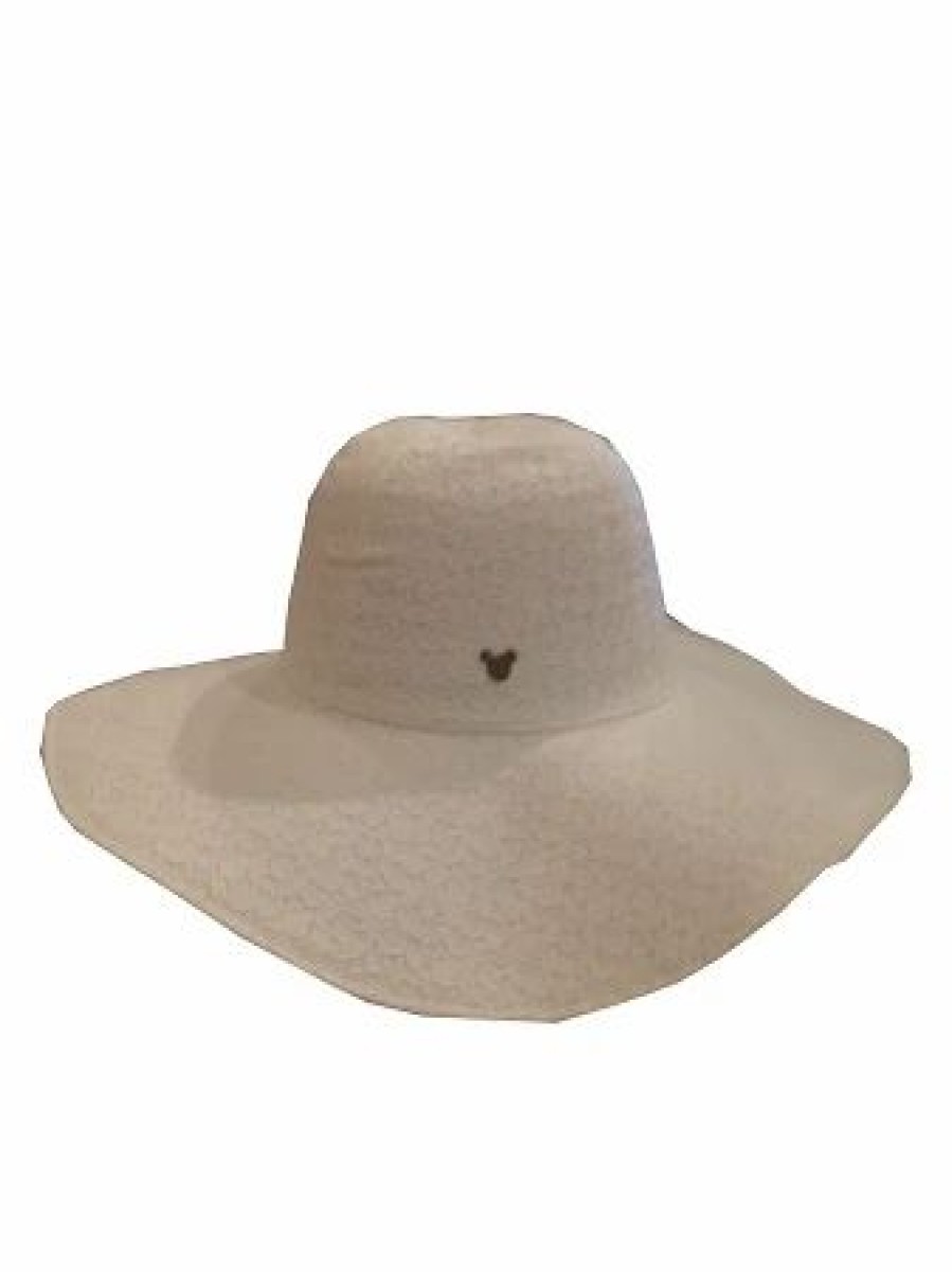 Hats * | Disney Sun Hat For Women Mickey Mouse Icon White Lace