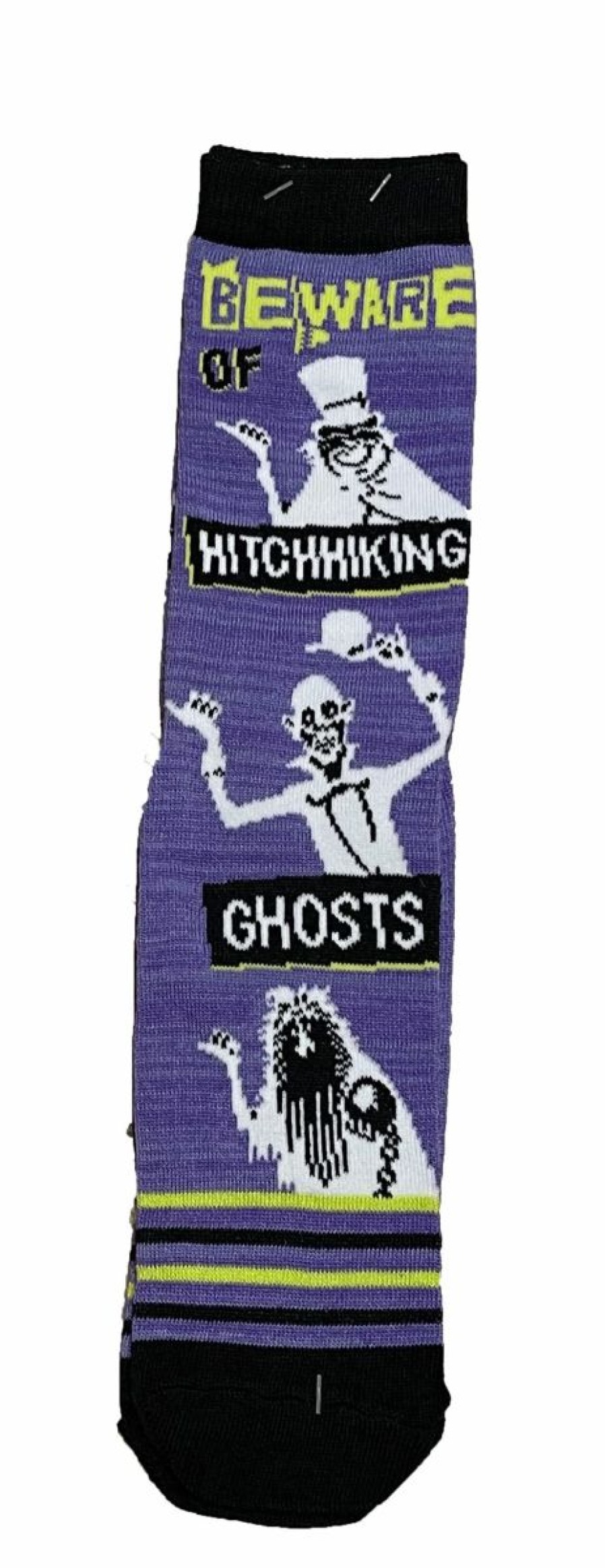 Socks * | Disney Socks For Adults Beware Of Hitchhiking Ghosts