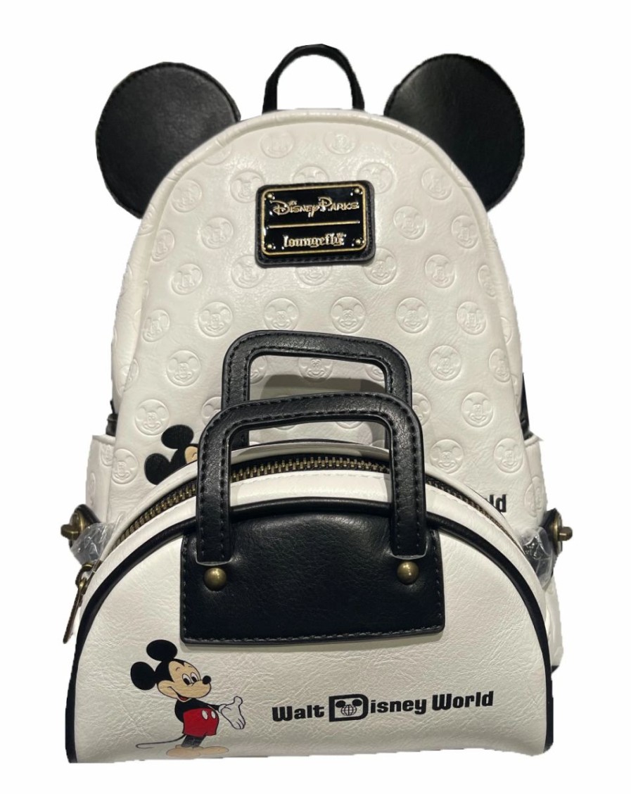 Bags And Totes * | Disney Loungefly Backpack 50Th Anniversary Vault Mickey Mouse