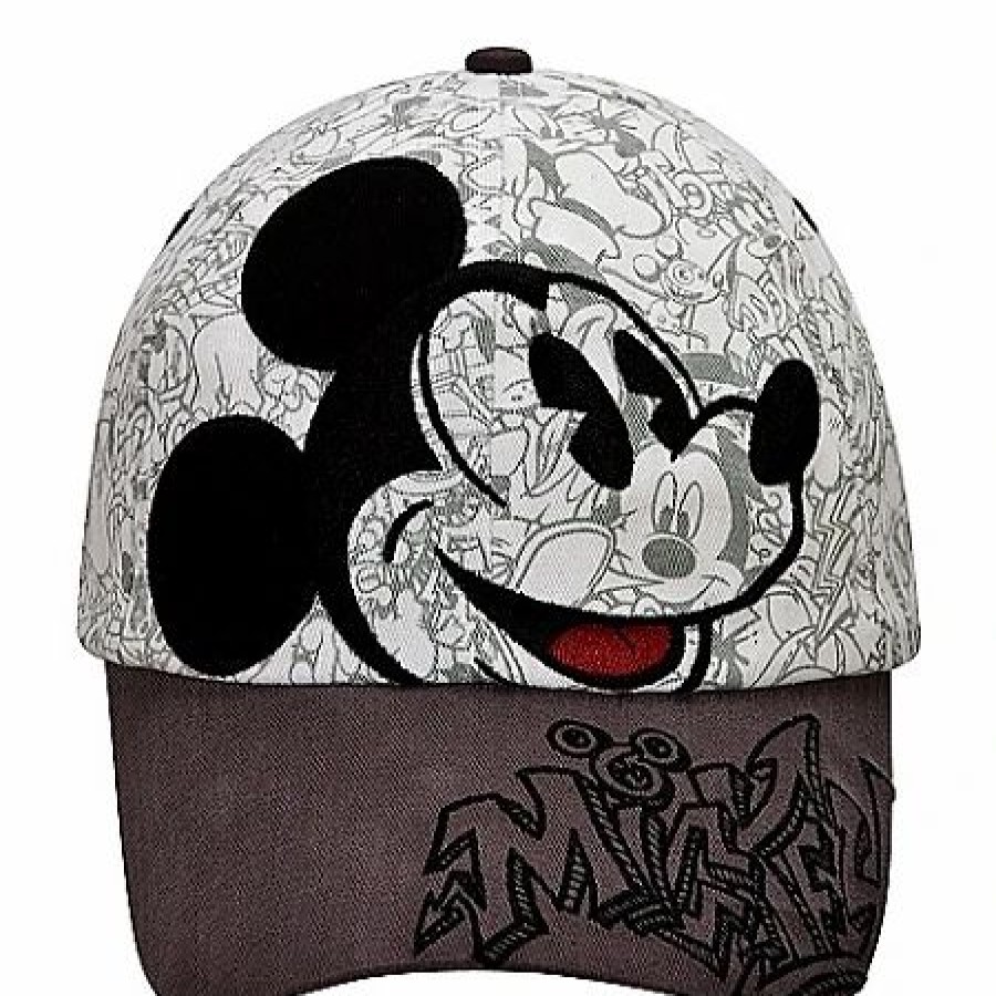 Hats * | Disney Hat Baseball Cap Sketch Mickey Mouse