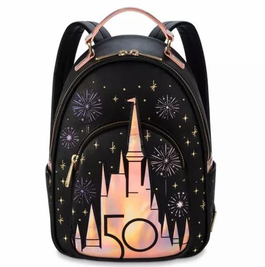 Bags And Totes * | Disney Loungefly Backpack 50Th Anniversary Grand Finale