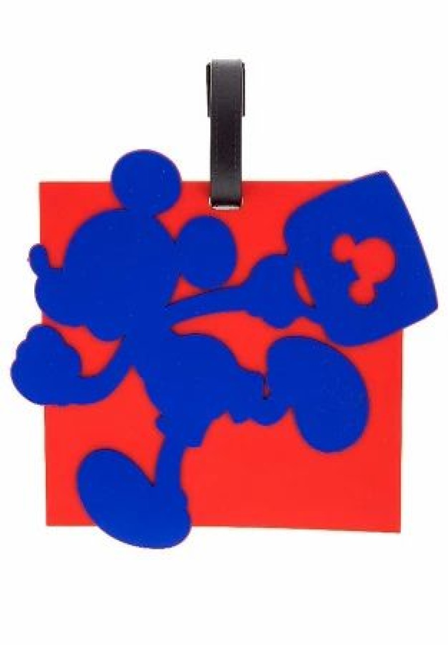 Bags And Totes * | Disney Luggage Bag Tag Tag Mickey Mouse Square